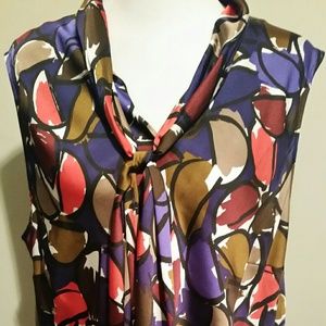 Nine West multi color shirt